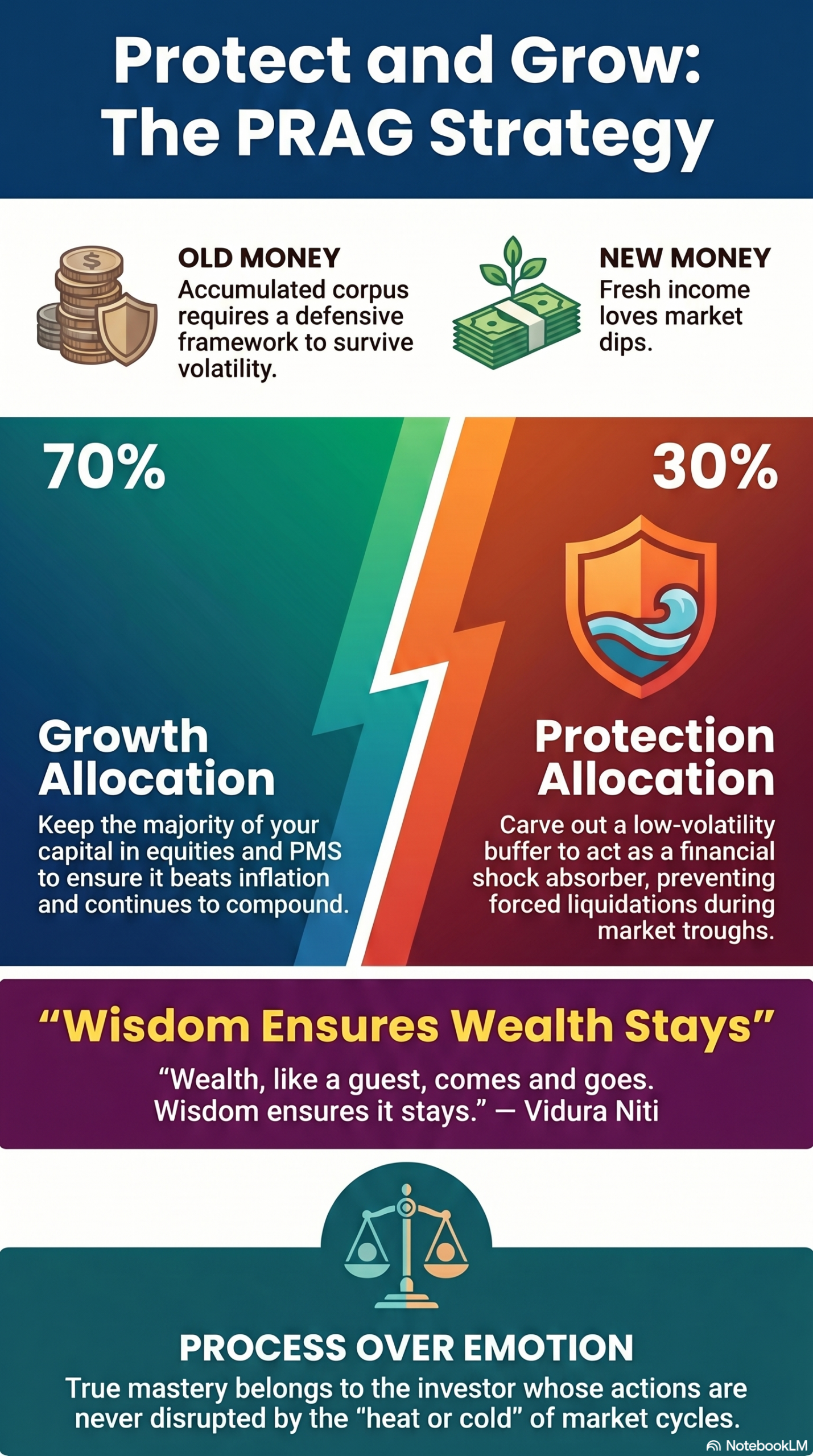 Protect and Grow strategy for HNI portfolio and old money allocation